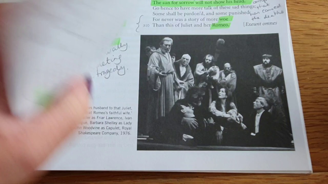 28.  Annotation of Romeo & Juliet -  Act 5 Scene 3 Part 2