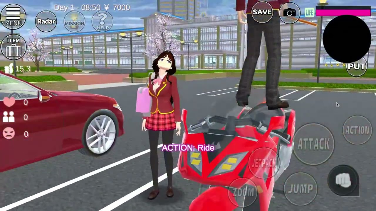 go to school at sakura and kill him