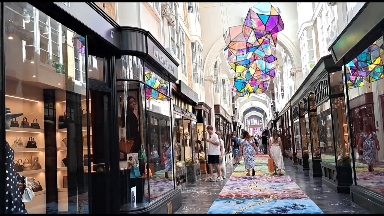 LONDON BRITISH LUXURY SHOPPING SUMMER WALK 👜🌟 💳✨🇬🇧