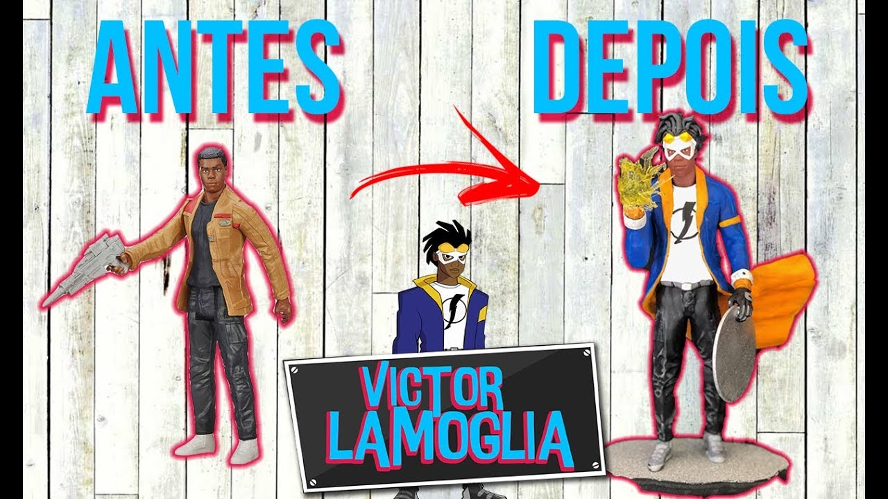 TRANSFORMEI O FINN NO SUPER CHOQUE! (TOY MAKEOVER) - Victor Lamoglia