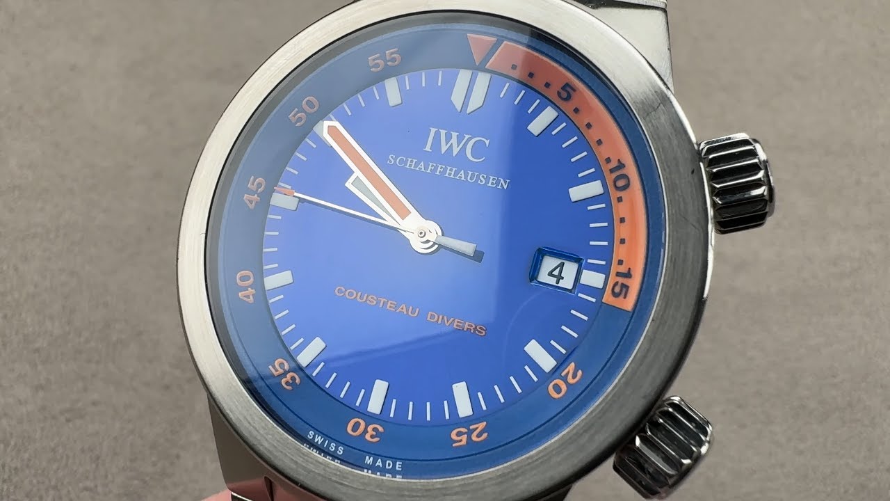 Обзор часов IWC Aquatimer Cousteau Divers Alcyone (IW3548-06)