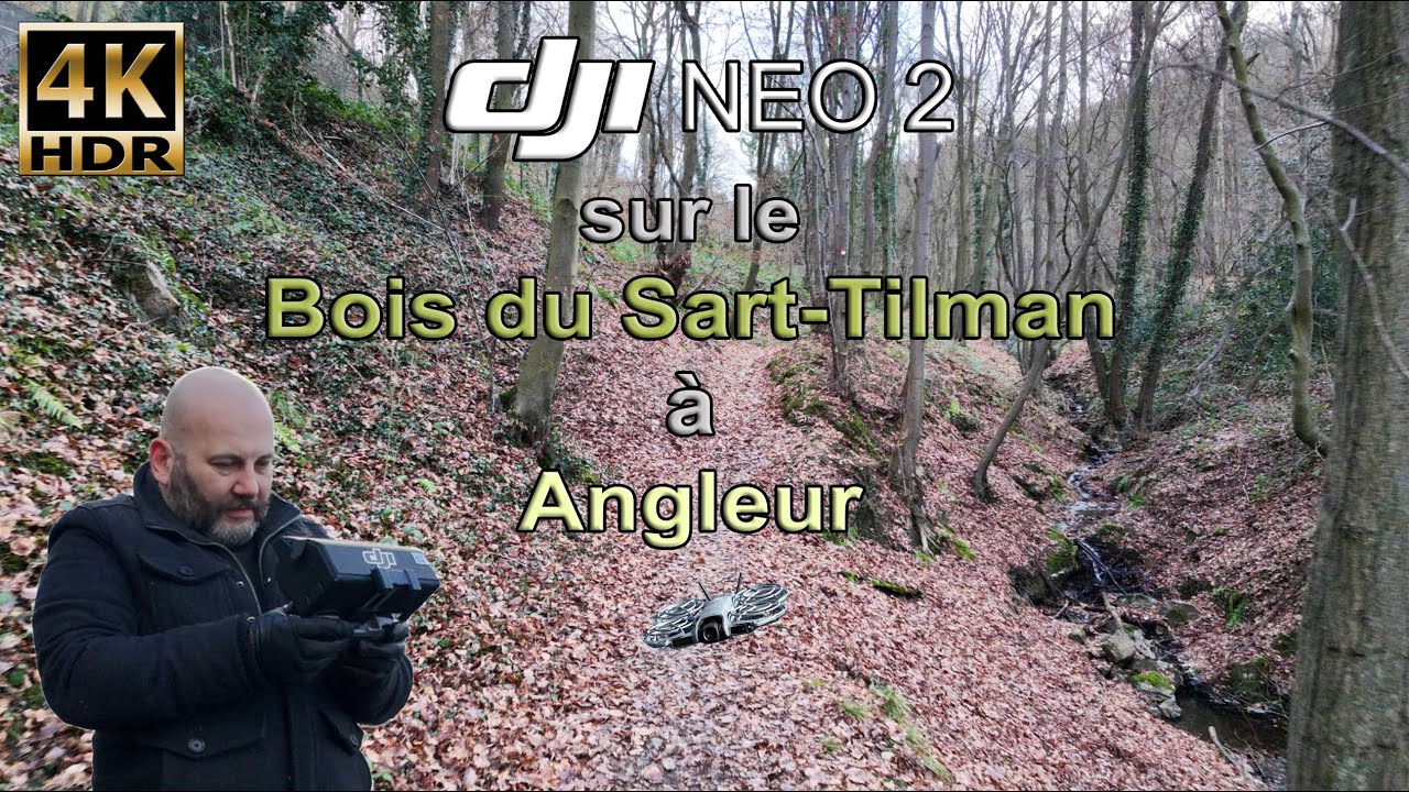 Dji Neo 2 sur le Bois du Sart Tilman (bas)