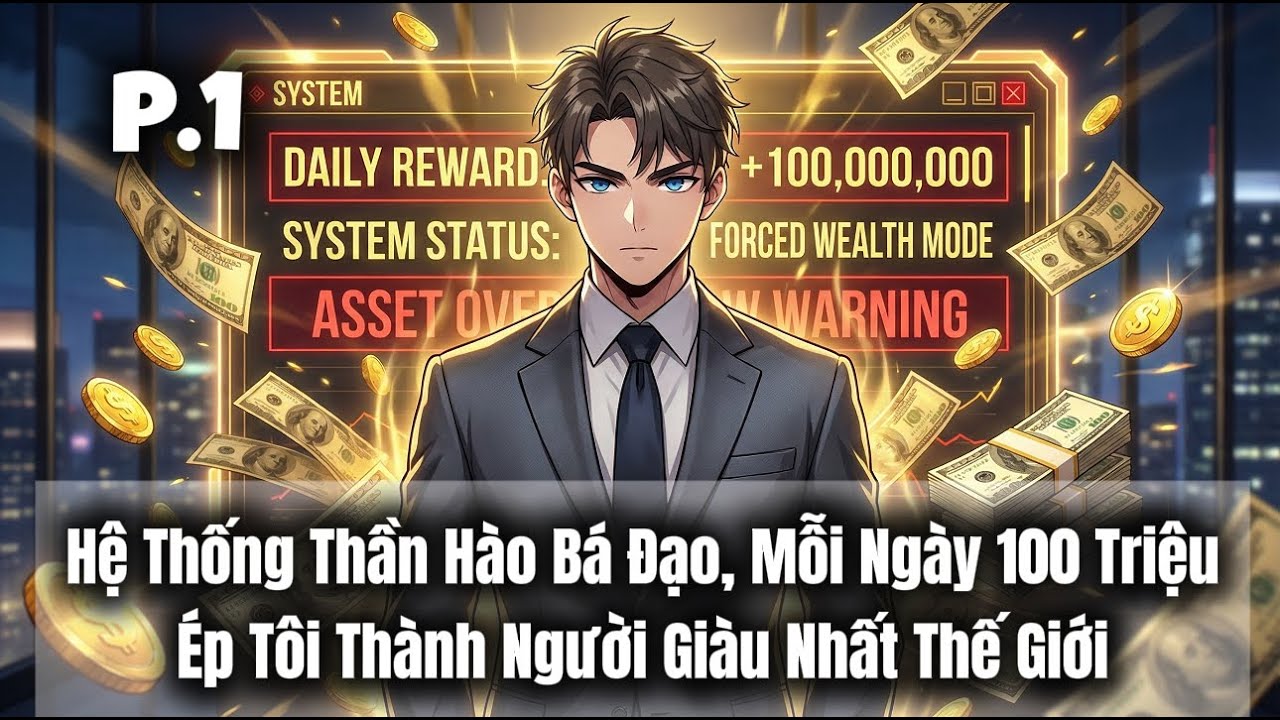 Hệ Thống Thần Hào Bá Đạo, Mỗi Ngày 100 Triệu, Ép Tôi Thành Người Giàu Nhất Thế Giới | P1