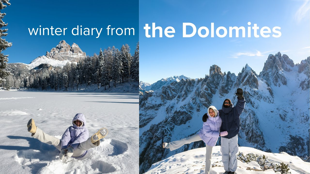 what the Dolomites are like in Winter