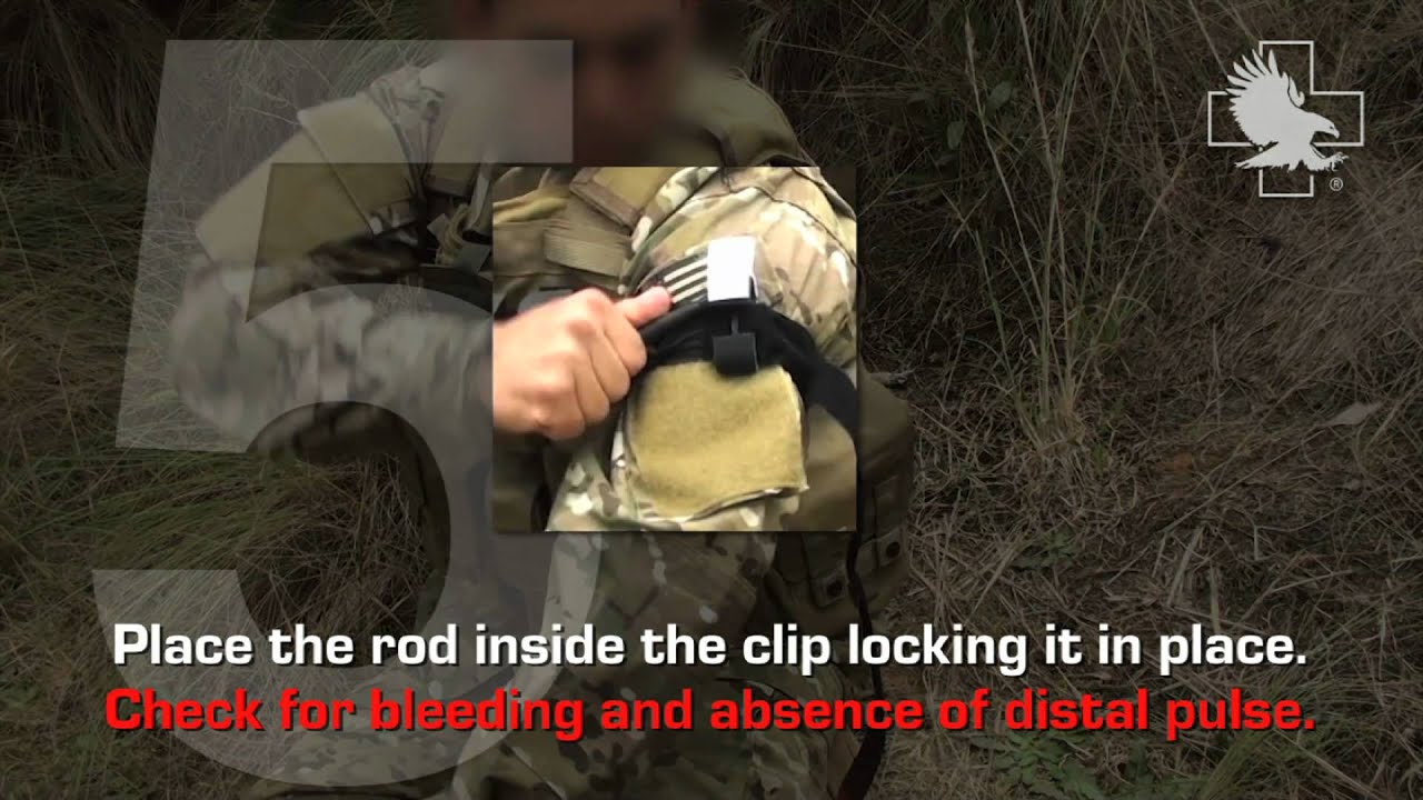 C-A-T&reg; Tourniquet One-handed Arm Application Tutorial