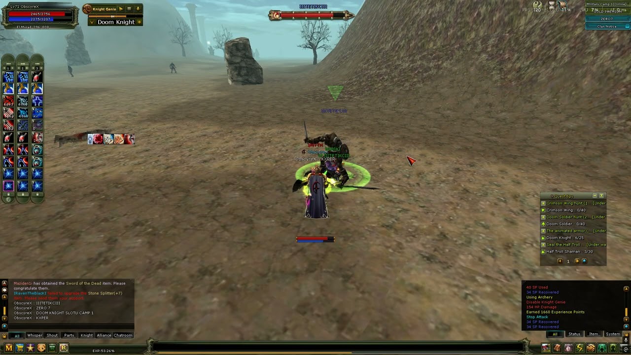 ZERO 7 DOOM KNİGHT SLOTU CAMP 1 KOXPER