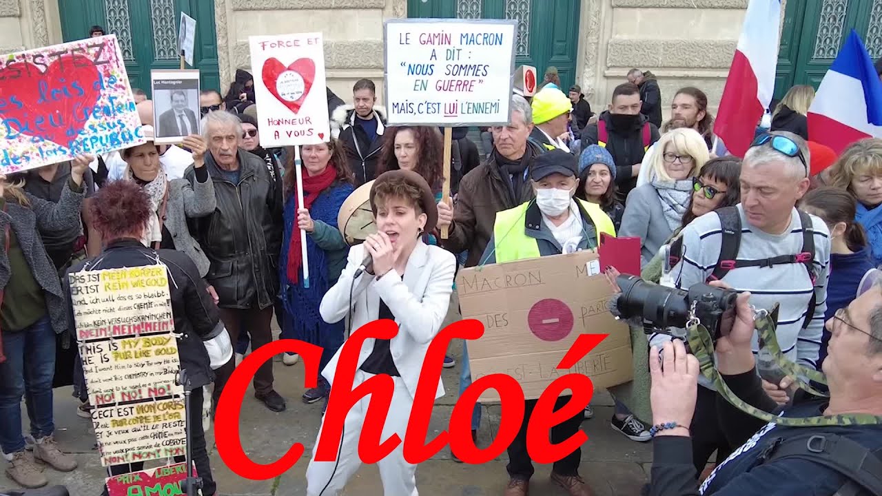 Chloé  Liberté je crie ton nom Montpellier le 12 Fév 2022