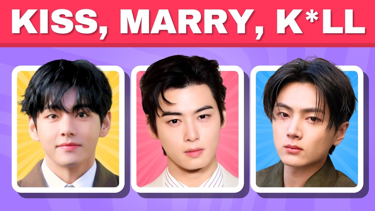 KISS, MARRY, K*LL: KPOP MALE IDOLS 💋💍💀 | KPOP GAME 2026