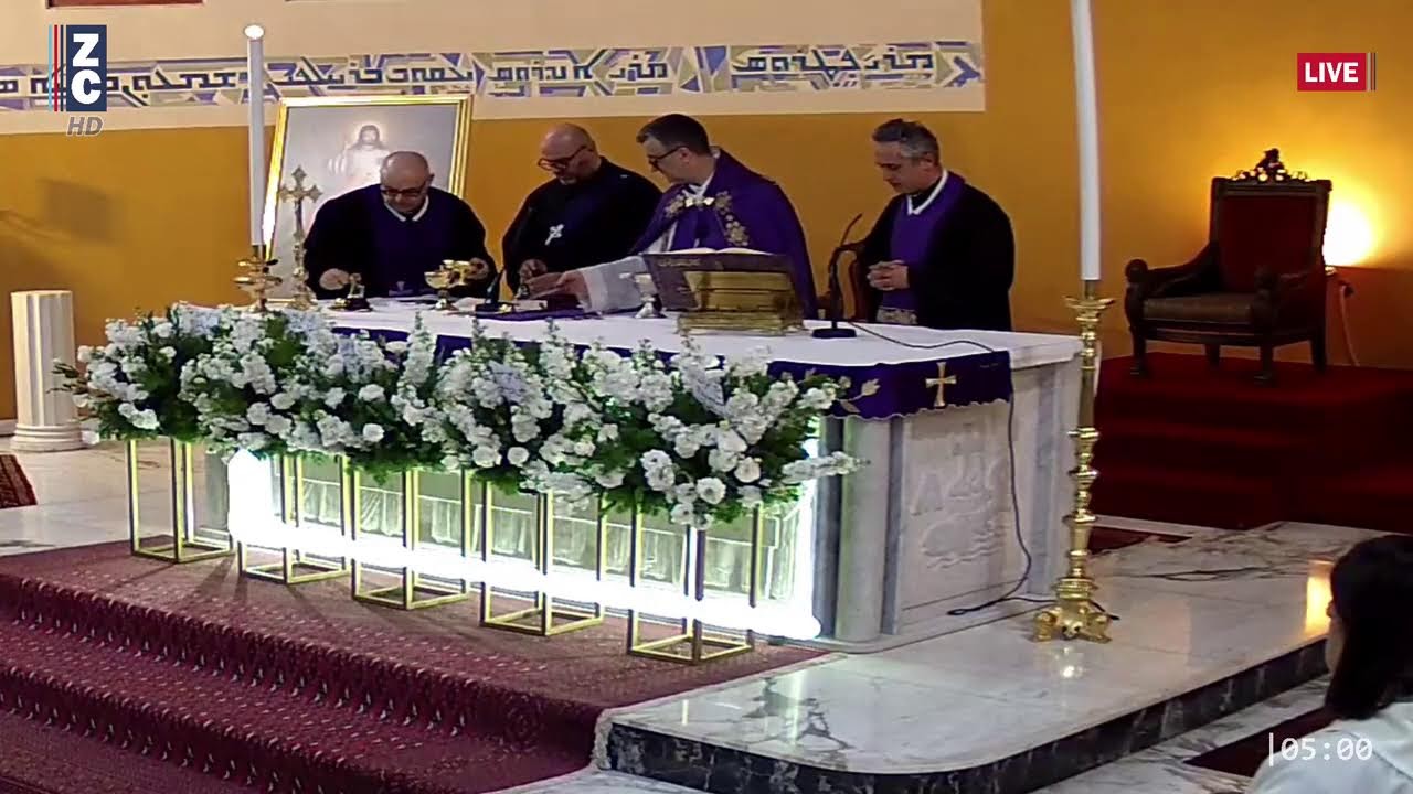 الصلاة الجنائزية و القداس الالهي لراحة نفس المرحومبولس سركيس غاتا