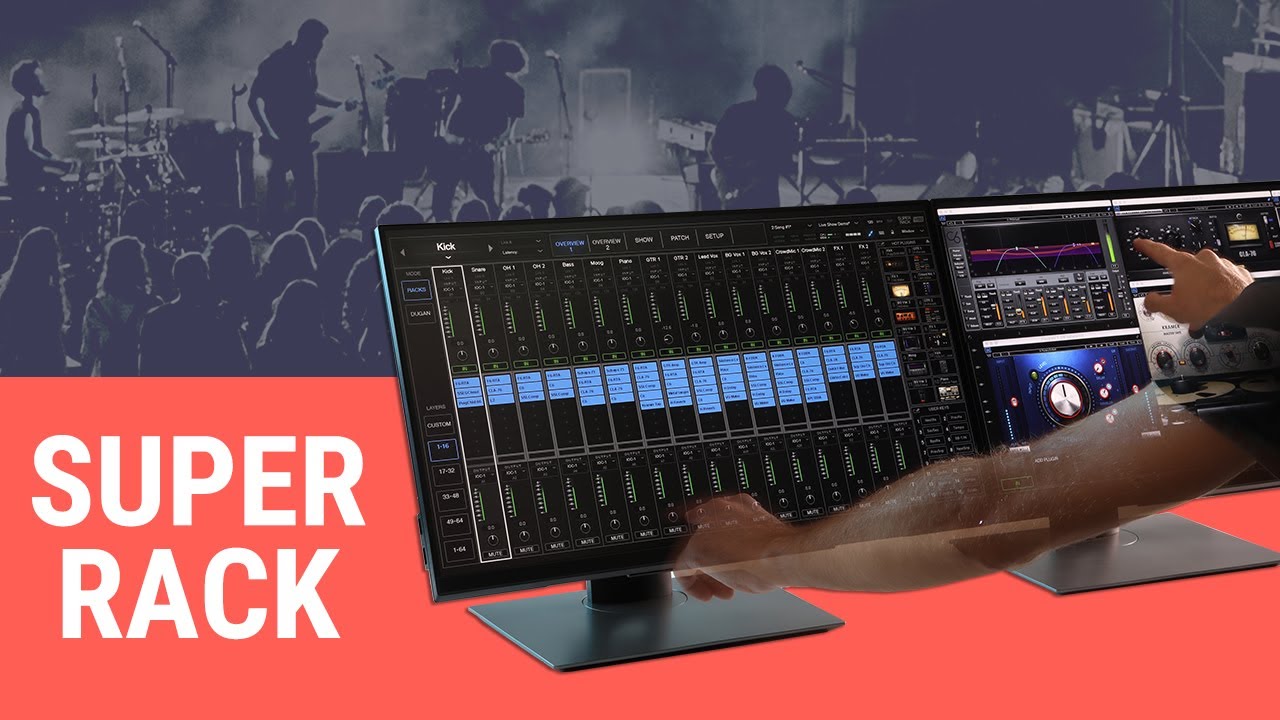 Waves SuperRack SoundGrid &ndash; Customizing Your Live Plugin Mixing Workflow