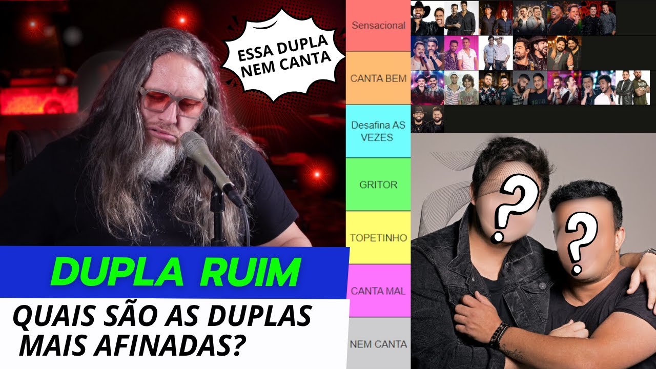 AS PIORES DUPLAS SERTANEJAS by LEANDRO VOZ.
