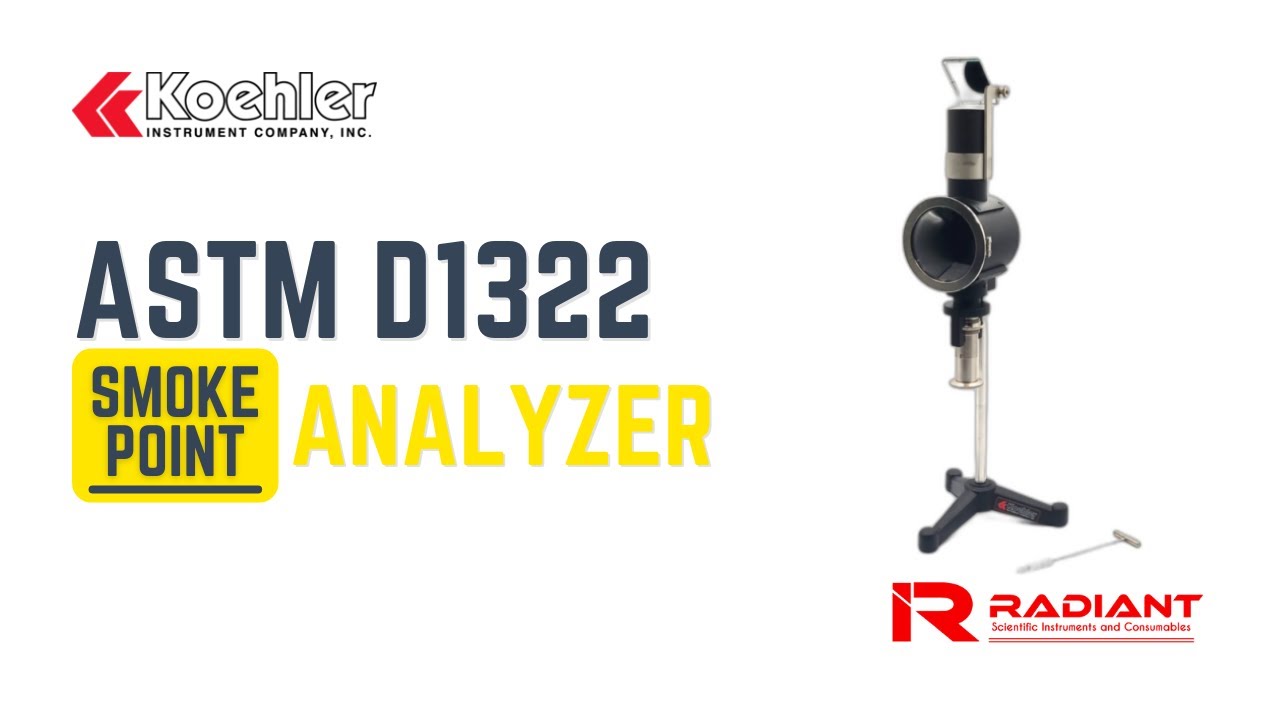 Koehler K27000 Smoke Point Analyzer Operational Video ✅✅✅✅✅