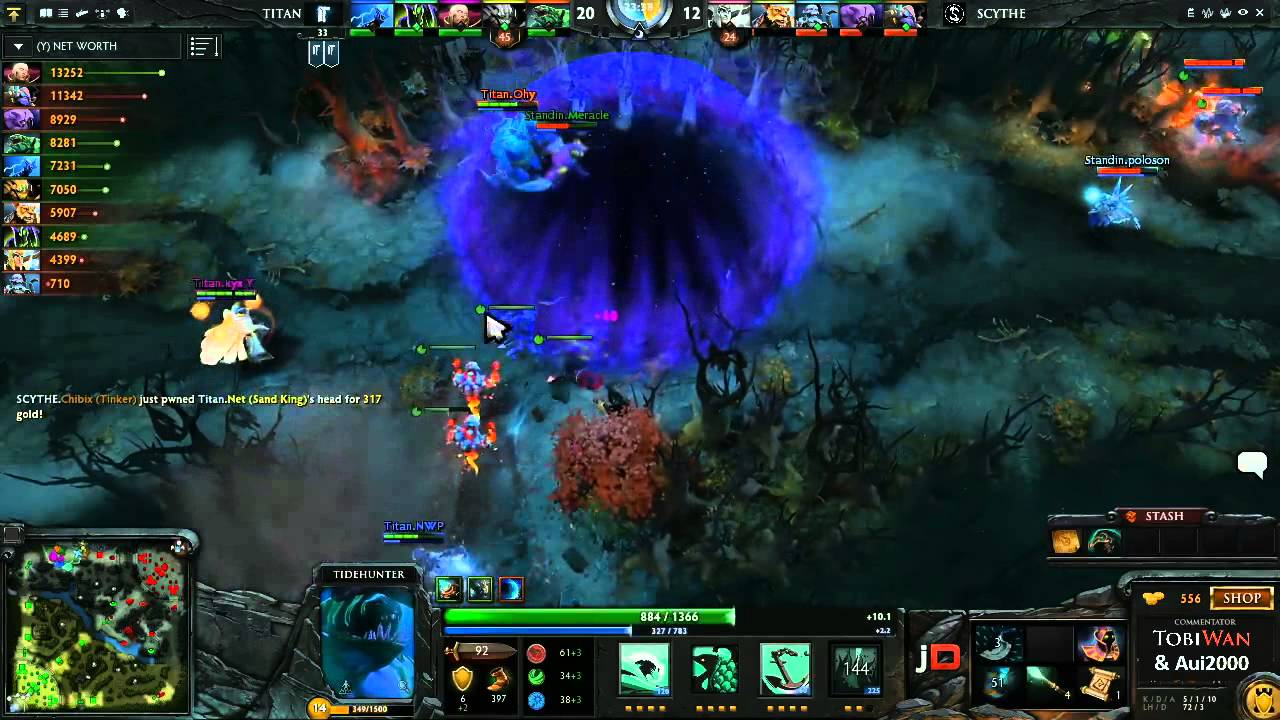 Titan vs Scythe Game 1 Semi Final - joinDOTA League @TobiWanDOTA @Aui_2000