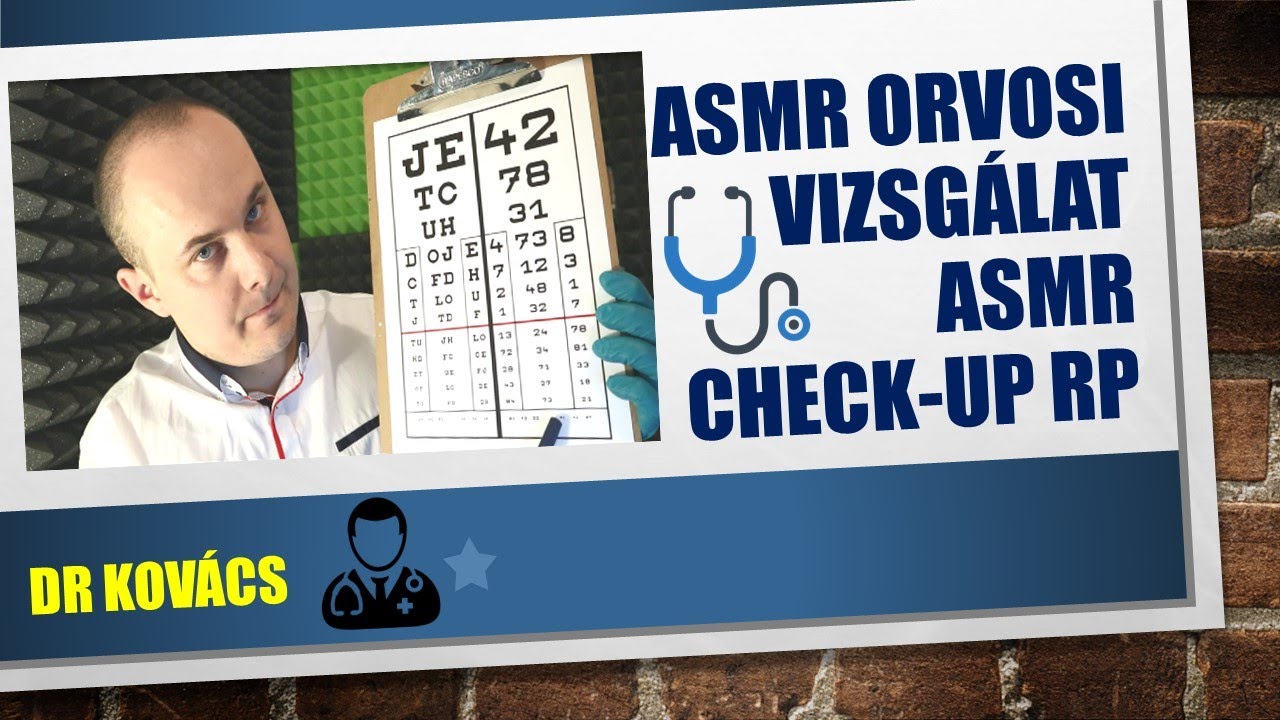 Magyar ASMR - Orvosi Vizsgálat Szerepjáték. ASMR Check-Up Roleplay Hungarian.