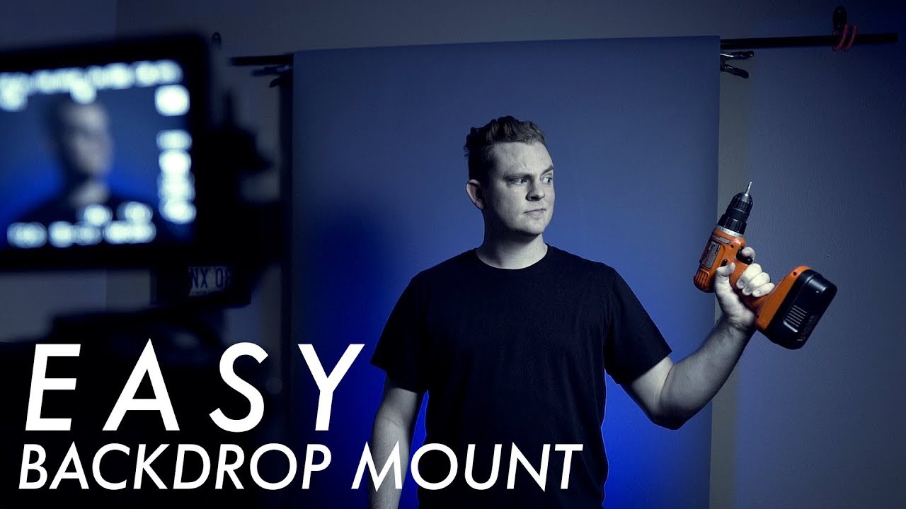 Easiest Way to Mount a Paper Backdrop