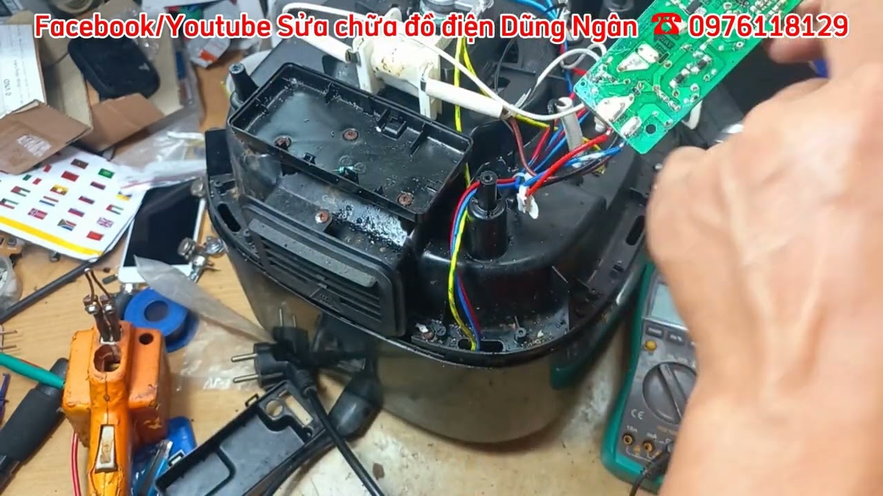 LƯỜI BIẾNG CŨNG ĐỔ BỆNH, Nồi chiên không dầu #Philips #HD9270 không lên nguồn, không hiển thị