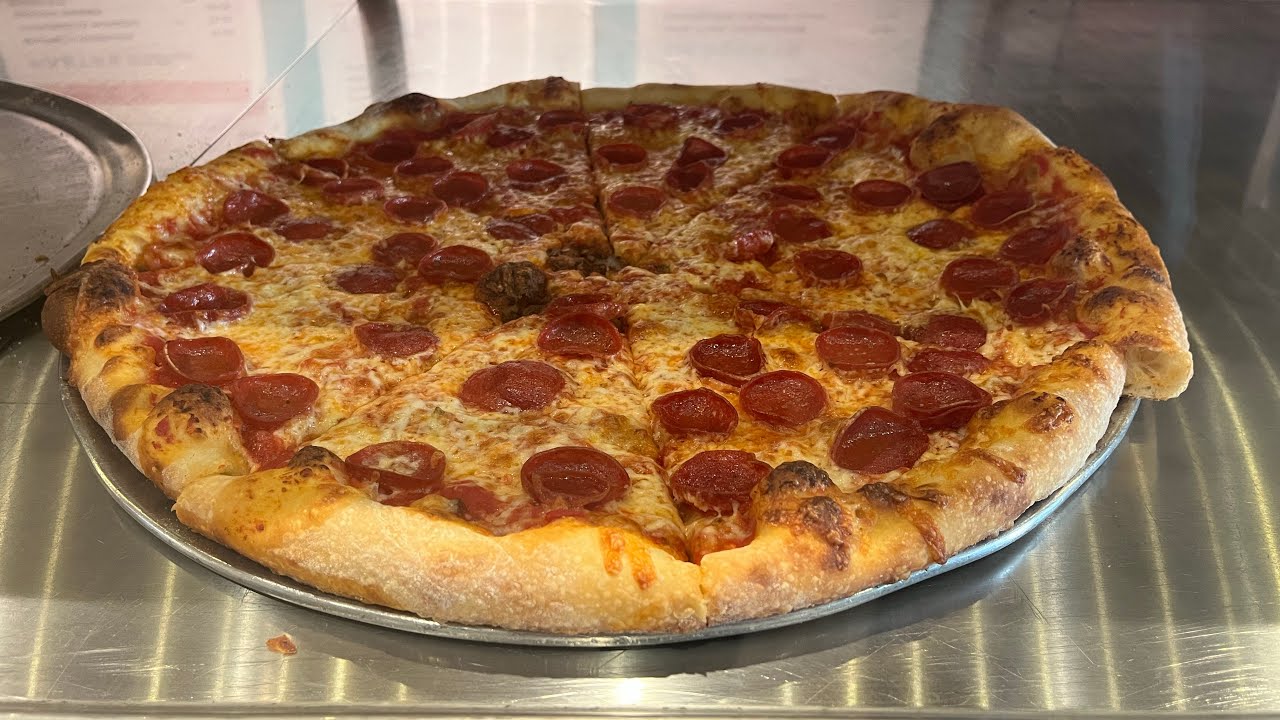 Making a Pepperoni Pizza at Tomato Pie Pizza Joint in South Pasadena