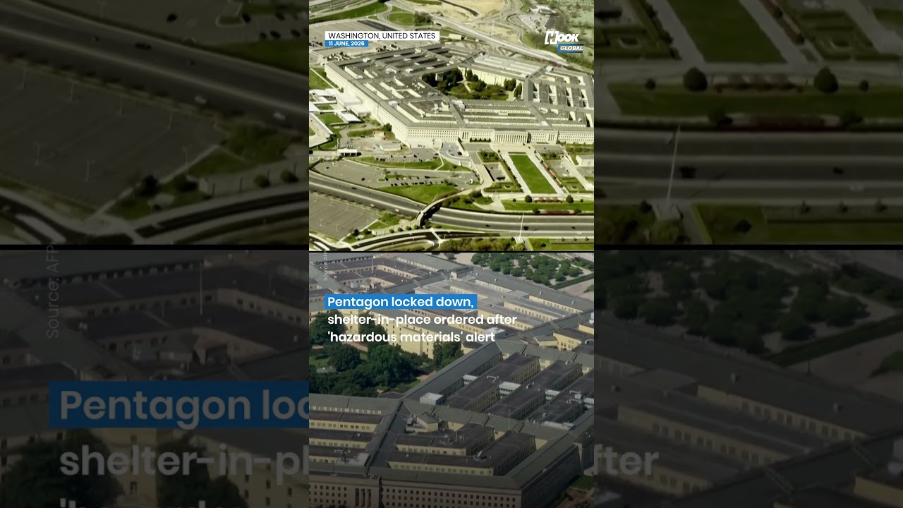Pentagon On Lockdown After Hazardous Materials Incident Amid Iran War #usnews #shorts