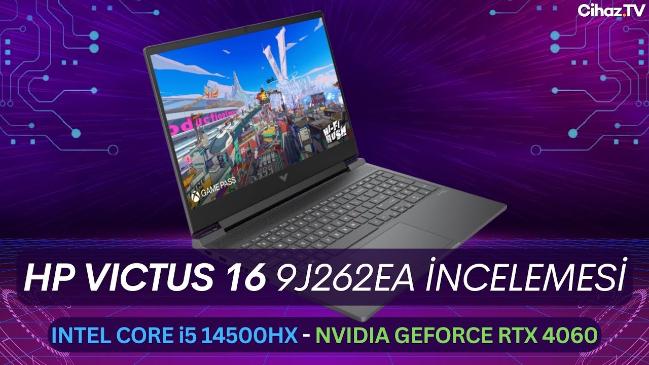 HP Victus 16 i5 14500HX RTX 4060 R1060NT 9J262EA İncelemesi Oyun FPS ve Sıcaklık Testleri