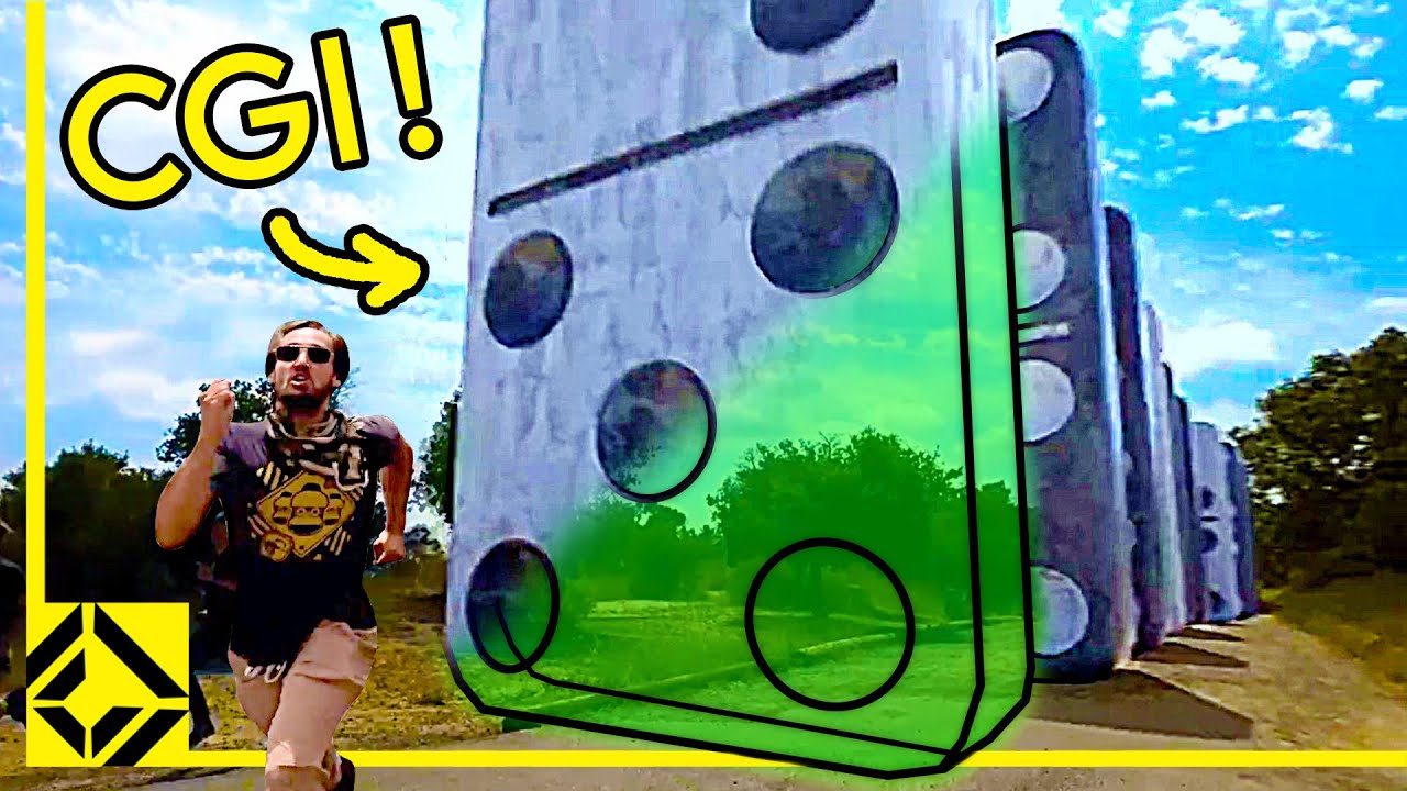 How We Faked World's Largest Domino With VFX