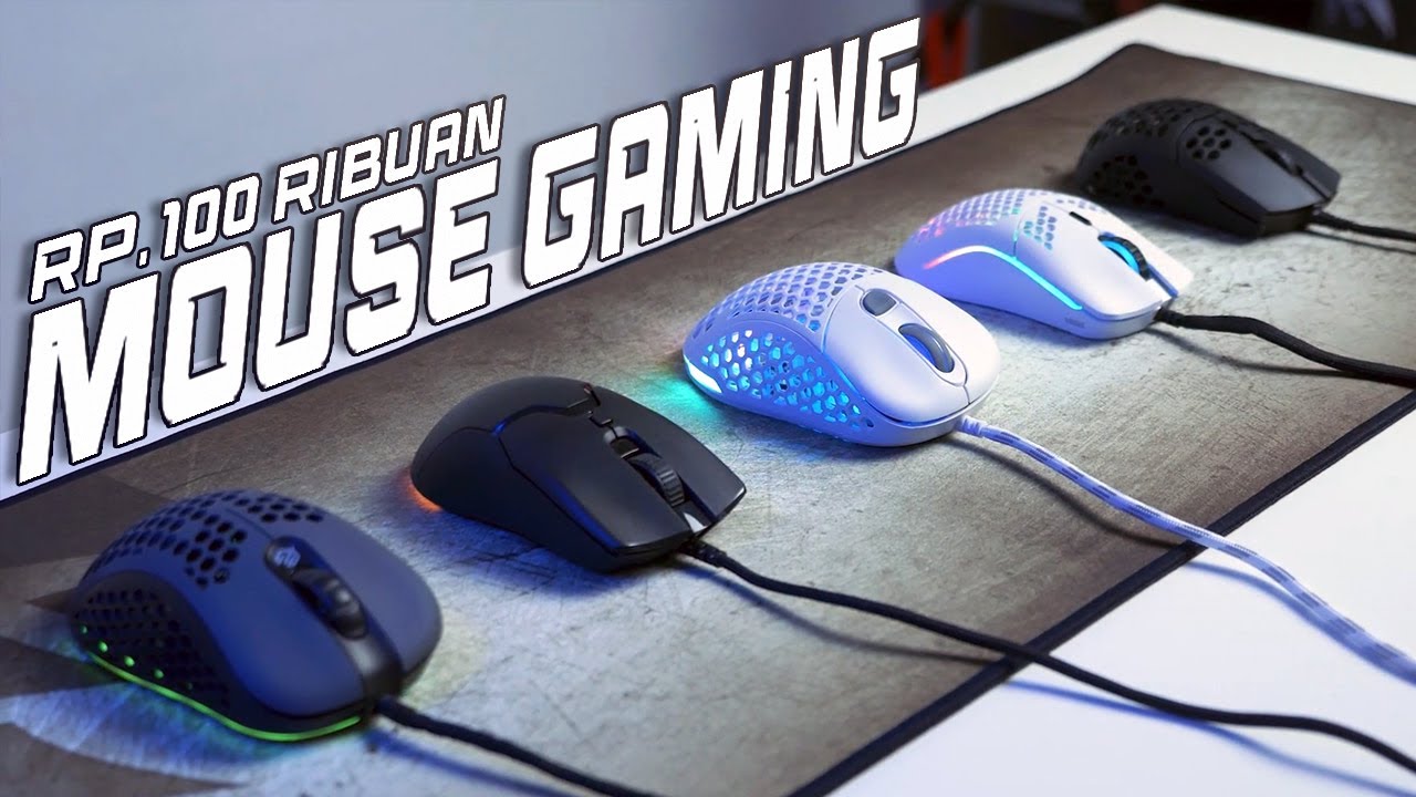 5 MOUSE Gaming MURAH TERBAIK 2025 Akurasi Tinggi!!