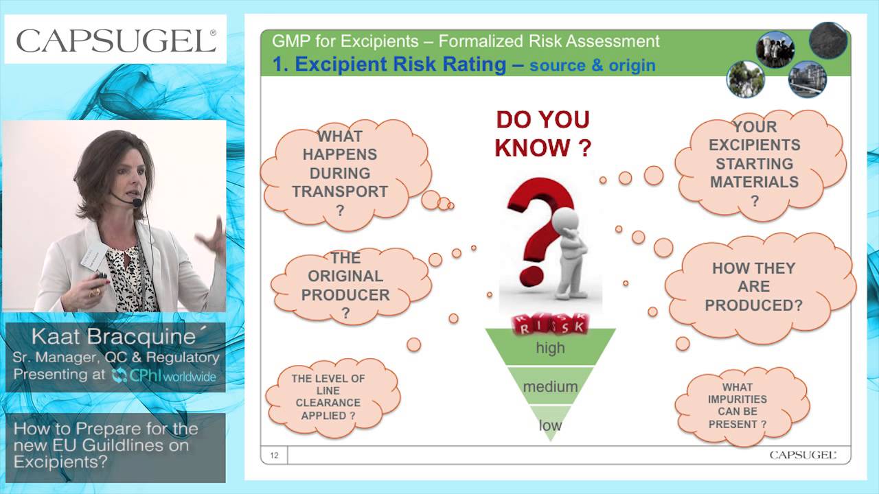 Kaat Bracquin&eacute; - How to Prepare for the New EU Guidelines on Excipients