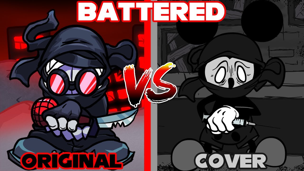 FNF': Vs Hank Antipathy + Wednesday's Infidelity - Battered (Original VS Cover) (hank vs mickey)