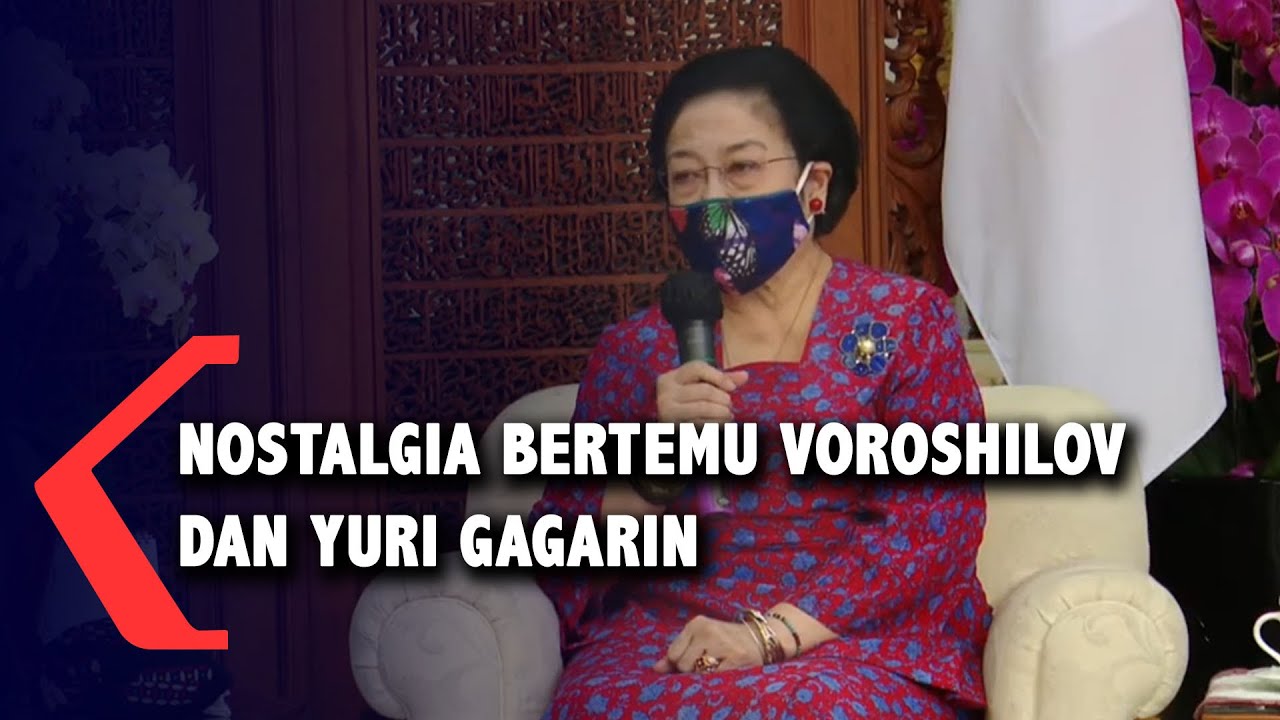 Terima Bintang Persahabatan dari Rusia, Megawati Nostalgia Temui Voroshilov dan Yuri Gagarin