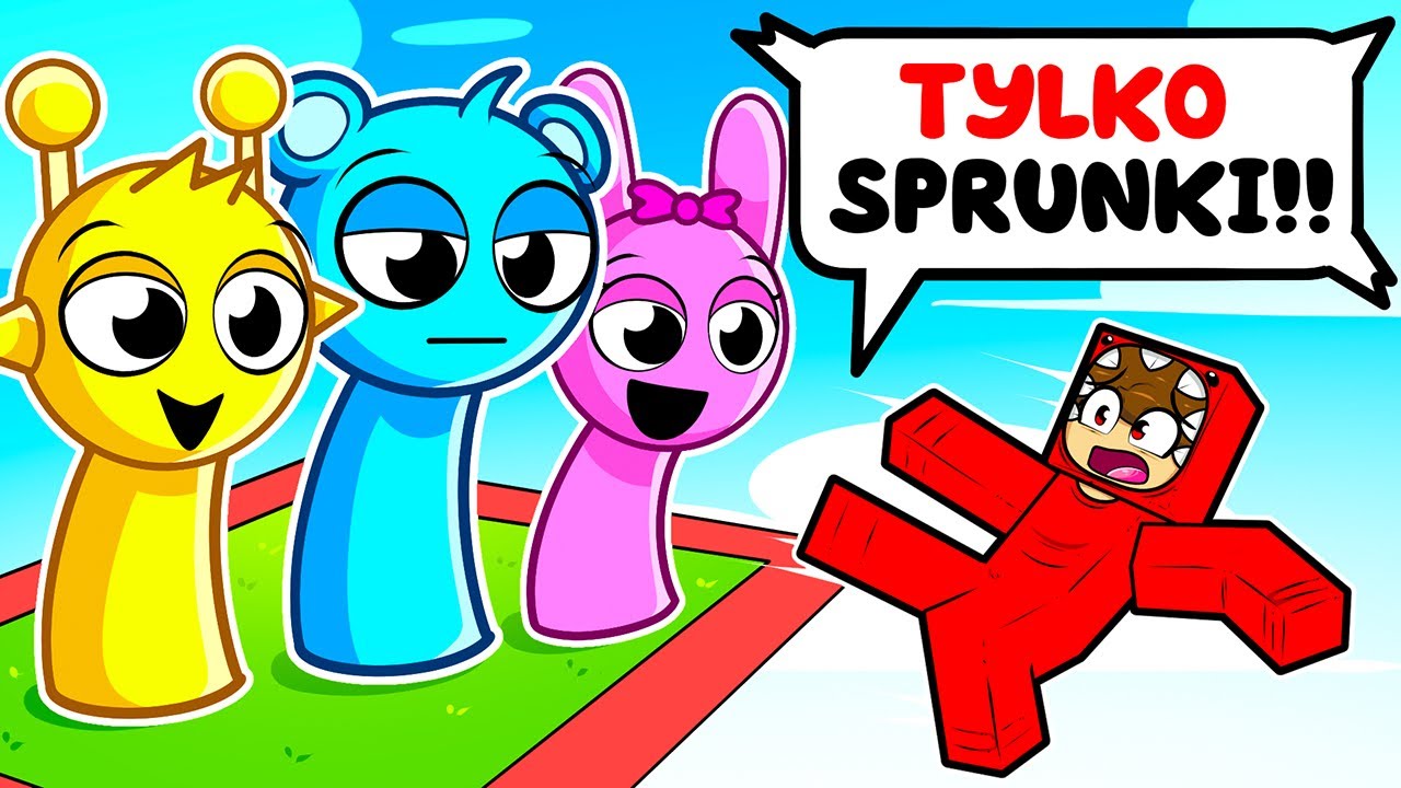 JEDEN BLOK ZE SPRUNKI w Minecraft!