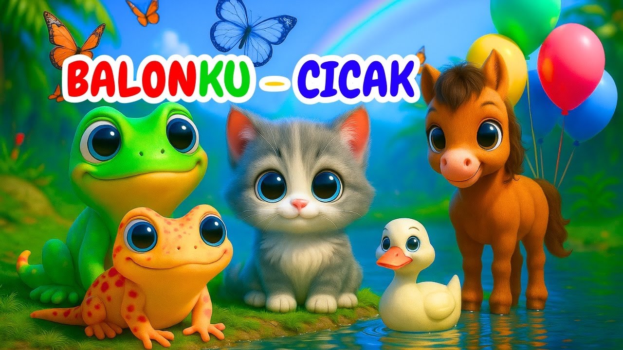 Kumpulan Lagu Anak Ceria - Balonku - Cicak Cicak - Ada Kodok Rekotok & Lagu Anak Lainnya 30 Menit