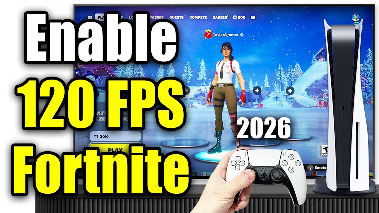 Как получить 120 FPS в Fortnite на PS5 (2026)