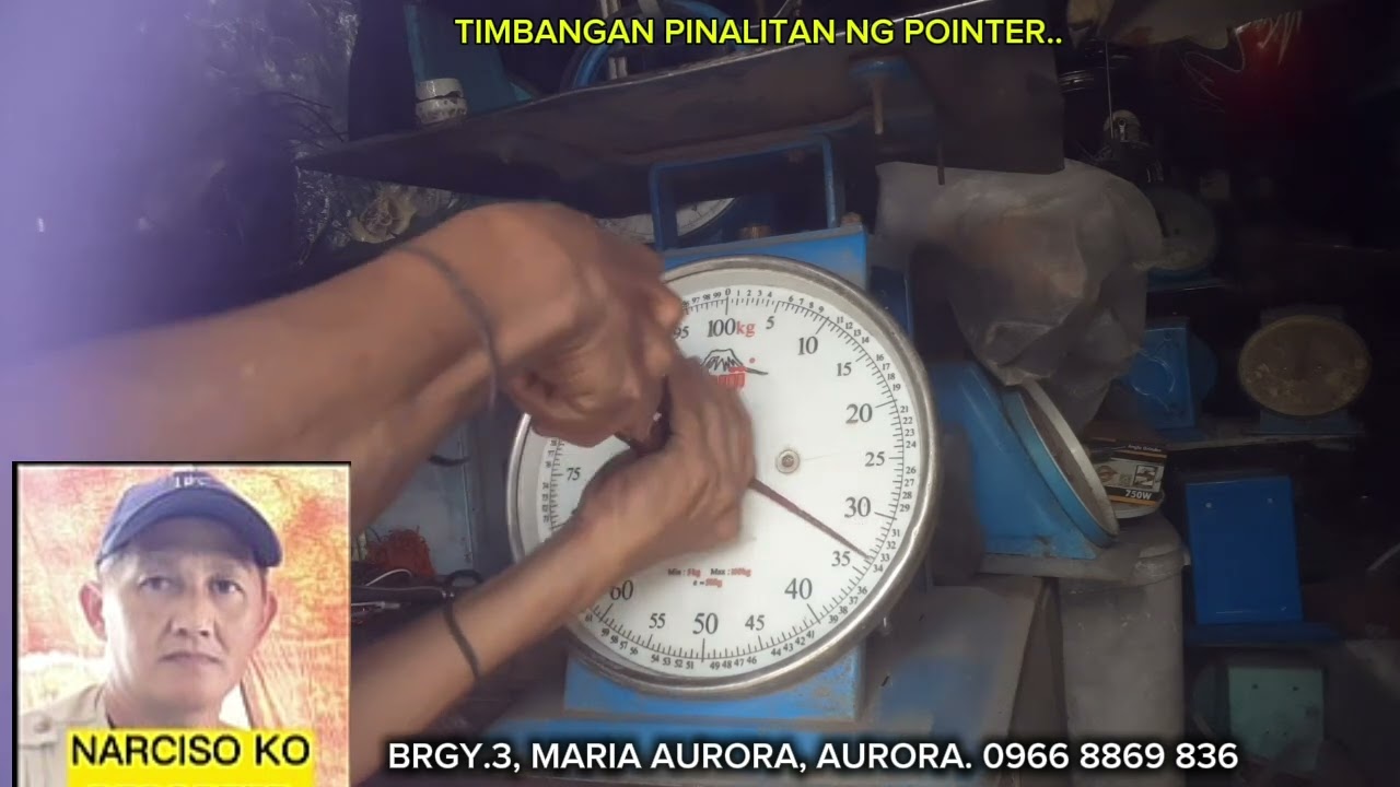 Timbangang walang pointer,  pinalitan.. #Weighing scales..