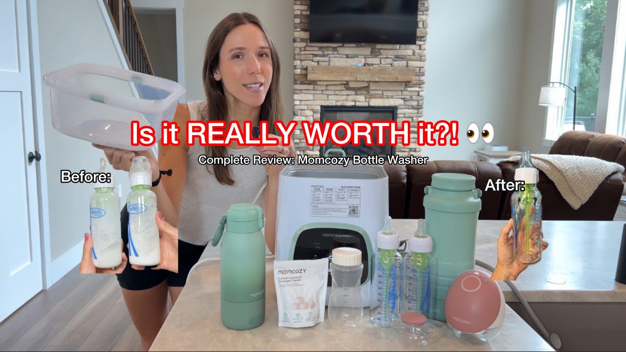 Pumping Mom&rsquo;s Complete Review of the Momcozy Bottle Washer 🍼🫧