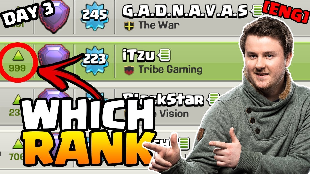 TOP 200 in 3 Days of pushing ? | Legend League Challenge Day 3 | Clash of Clans | iTzu [ENG]