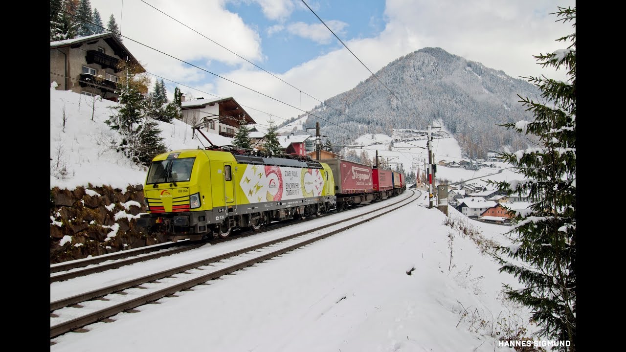 Winterliche Brennerbahn: In Mauls und St. Jodok mit TXL, Lomo und vielem mehr