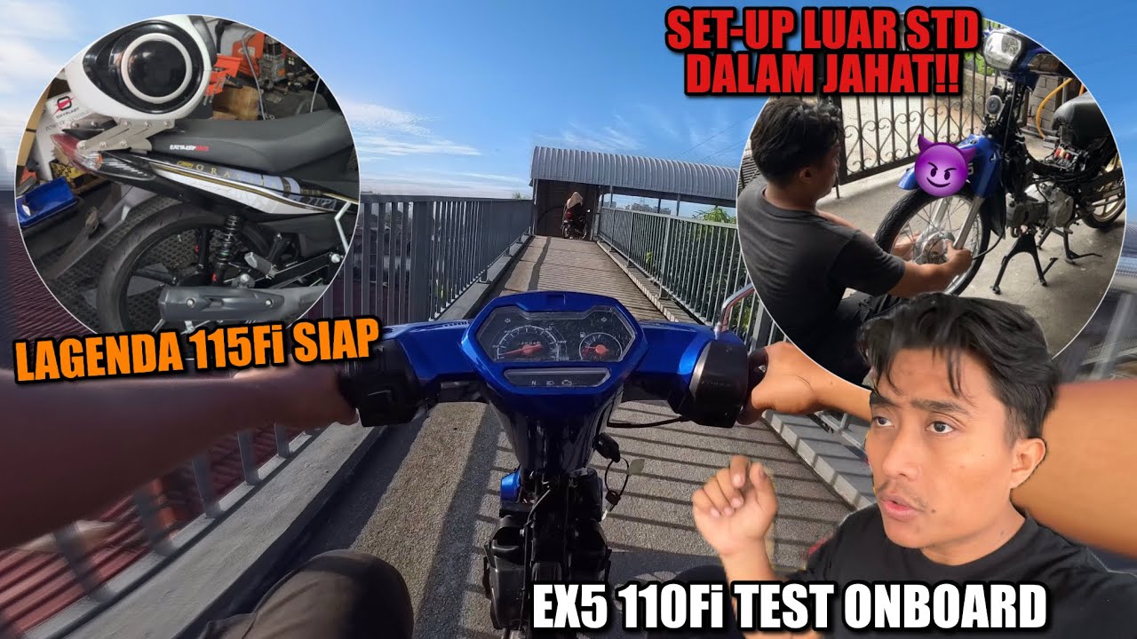 Ex5 DREAM 110i LUAR STD DALAM JAHAT | Sebelum PUASA motor SEMUA KENA SIAP
