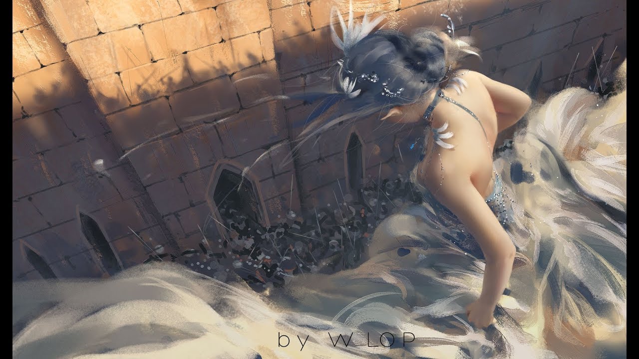 Photoshop painting process - war