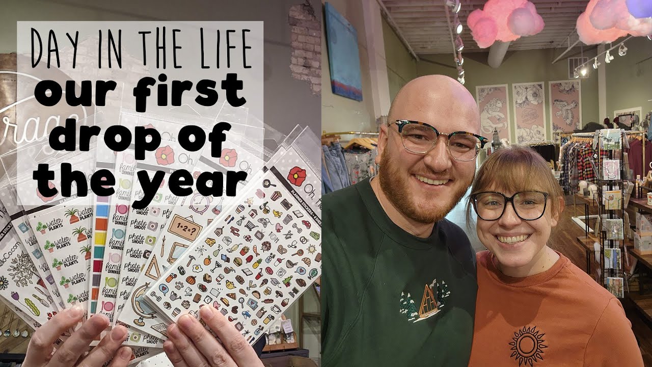 Behind the Scenes of Our First Drop of the Year | Day in the Life of a Small Business Owner