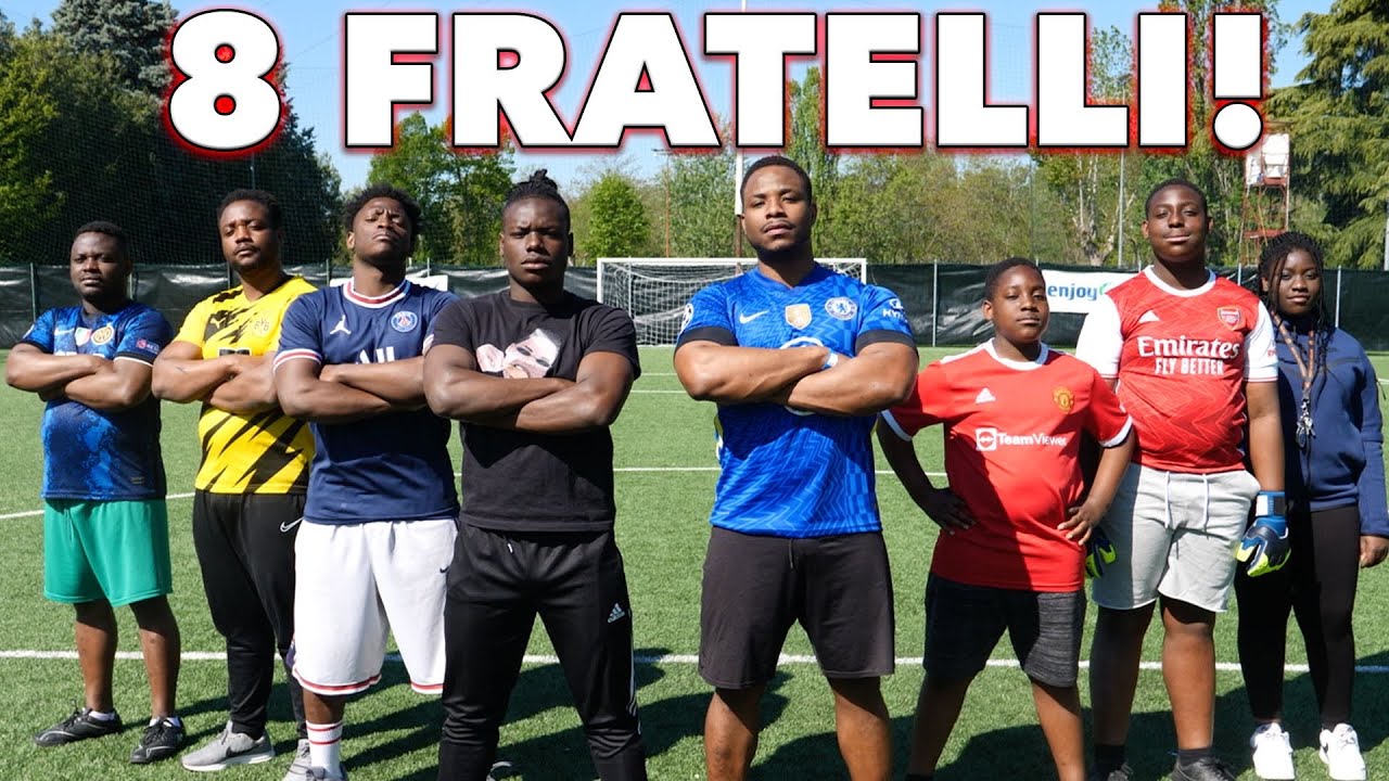 ⚽️ Sfido i mie 8 FRATELLI a Calcio