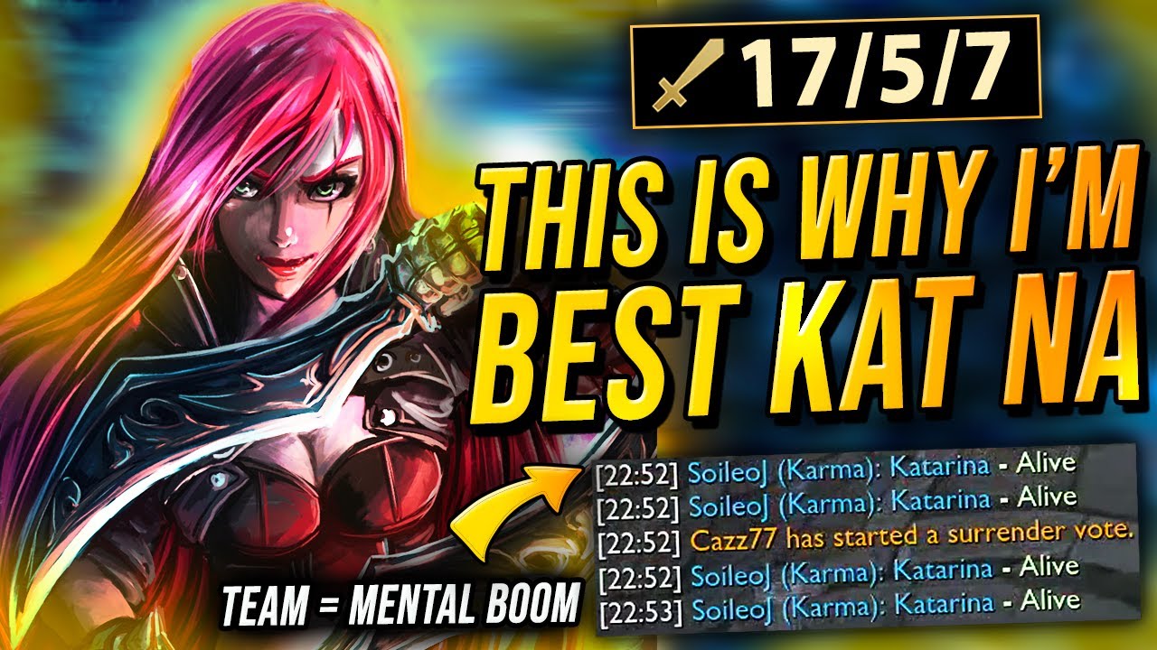 KATEVOLVED | TEAM WANTED TO FF... SO I'M FORCED TO 1V9. SEASON 11 KATARINA IS BUSTED!