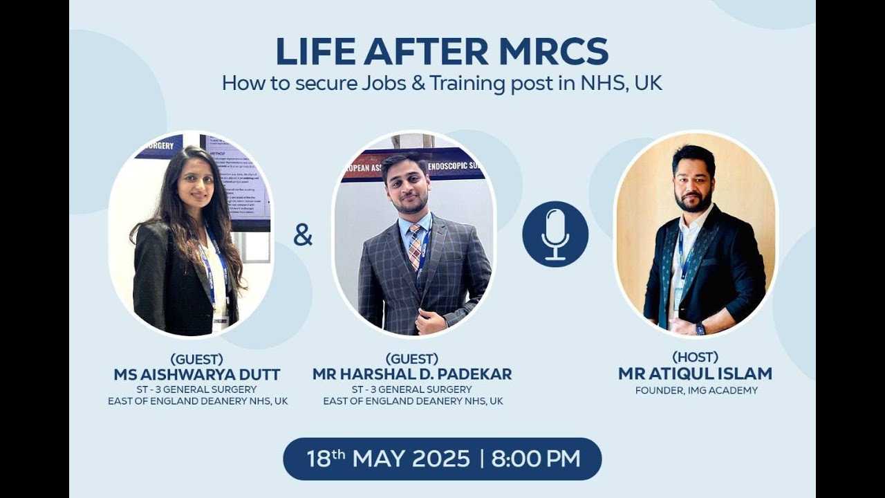 Life After MRCS | Steps to Follow For Getting Non Training / Training Jobs in NHS, UK
