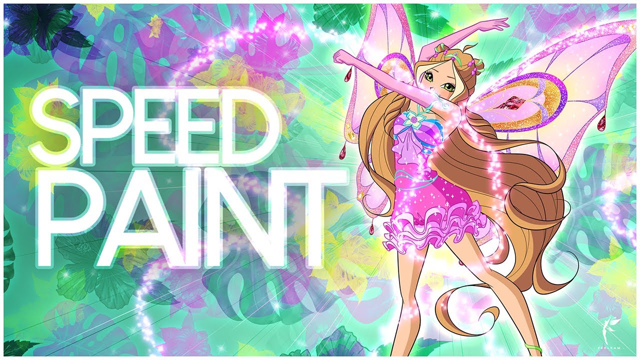 Winx Club | Season 8 - Flora Enchantix Fairy Dust | Speed-Paint