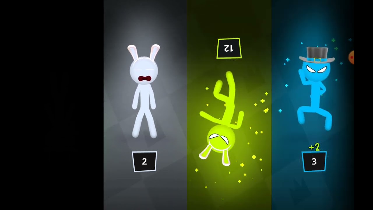 اليوم لعبت Stickman Party مع اسامه و أليف