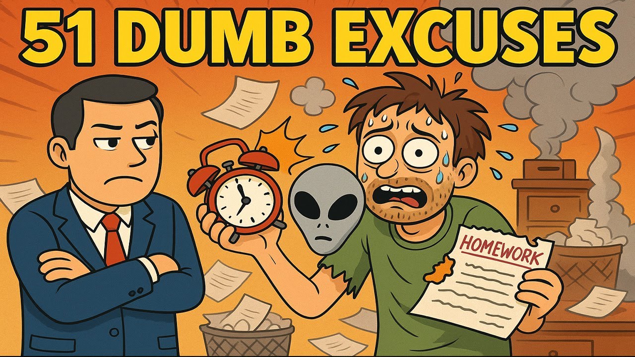 51 Ridiculous Excuses Only a Truly Desperate Human Could Invent