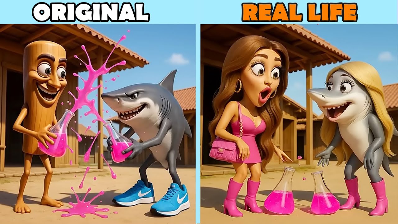 Brainrots Memes Love Transformation | Brainrot Original vs Real life | Brainrot Animation #brainrot