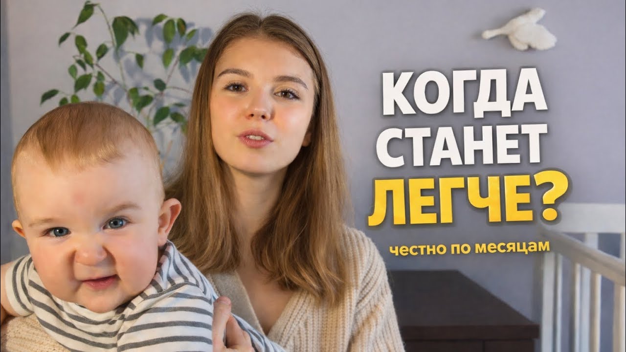 КОГДА с ребенком СТАНЕТ ЛЕГЧЕ | Что помогает в первые месяцы материнства? 