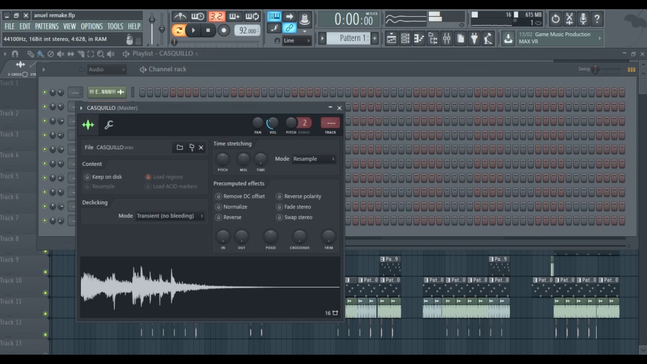 Ayer - Anuel AA  Remake - Instrumental - Karaoke (Fl Studio 12)