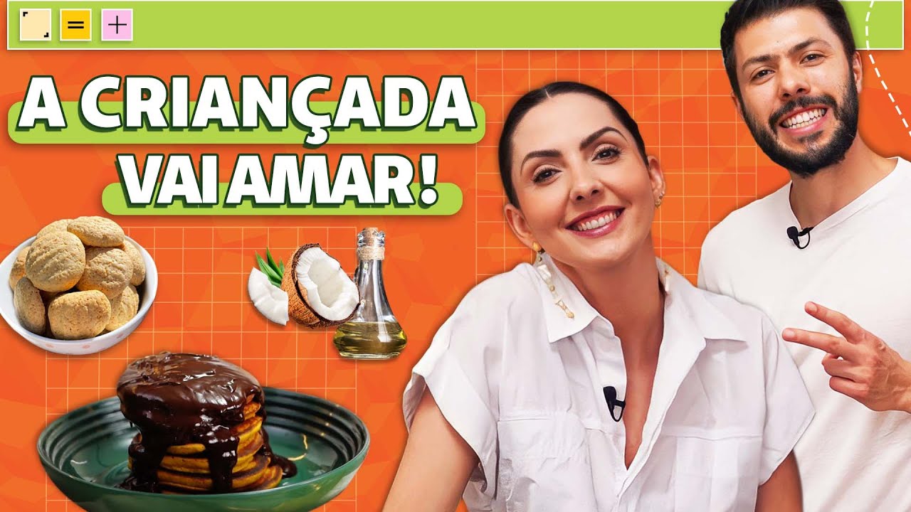 COOKIE E PANQUECA DE CENOURA, SEM GLÚTEN E LACTOSE! | Fernanda e Maurício canal Cozinhe Comigo