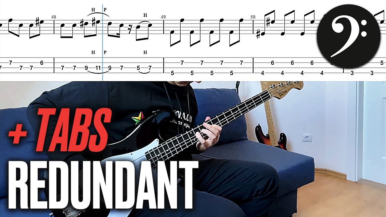 Green Day – Redundant BASS COVER + TABS