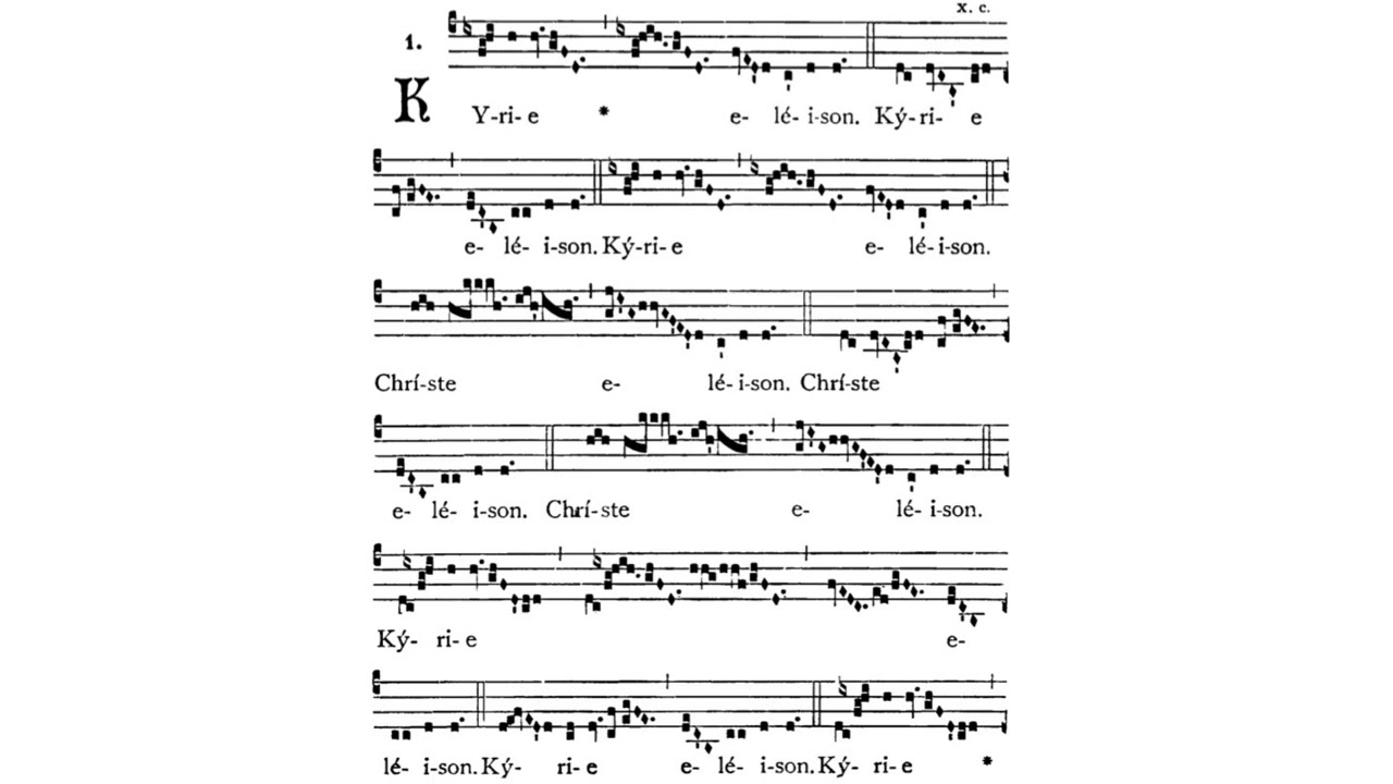 Gregorian Chant - Julian D. Jankowski - Kyrie (ad libitum I)